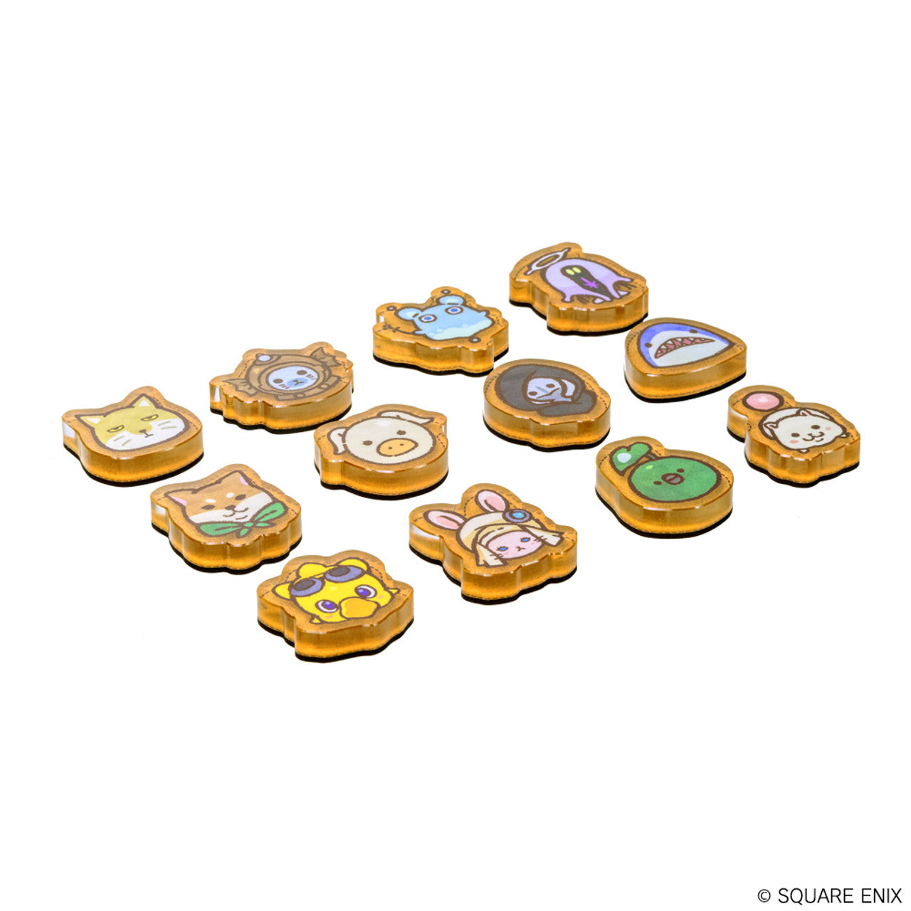 Minions Acrylic Magnet Set of 12 piece | Final Fantasy XIV | FFXIV
