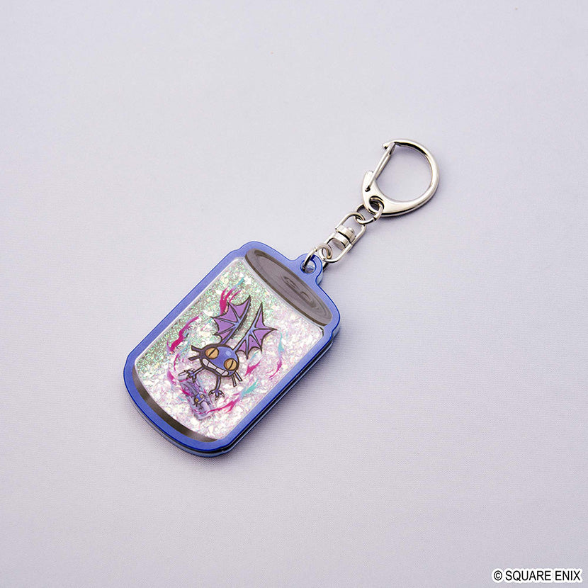 Final Fantasy XIV Energy Drink-Shaped Glitter Keychain <Itadaki Cat>