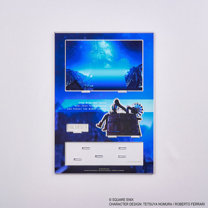 Final Fantasy VII Rebirth Acrylic Diorama Key Art Tifa