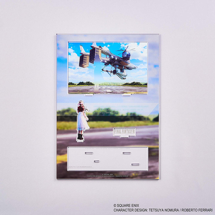Final Fantasy VII Rebirth Acrylic Diorama Key Art Aerith