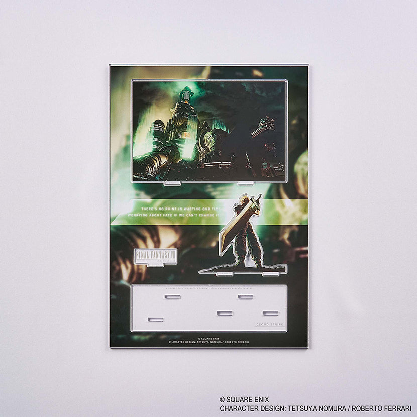 Final Fantasy VII Rebirth Acrylic Diorama Key Art Cloud