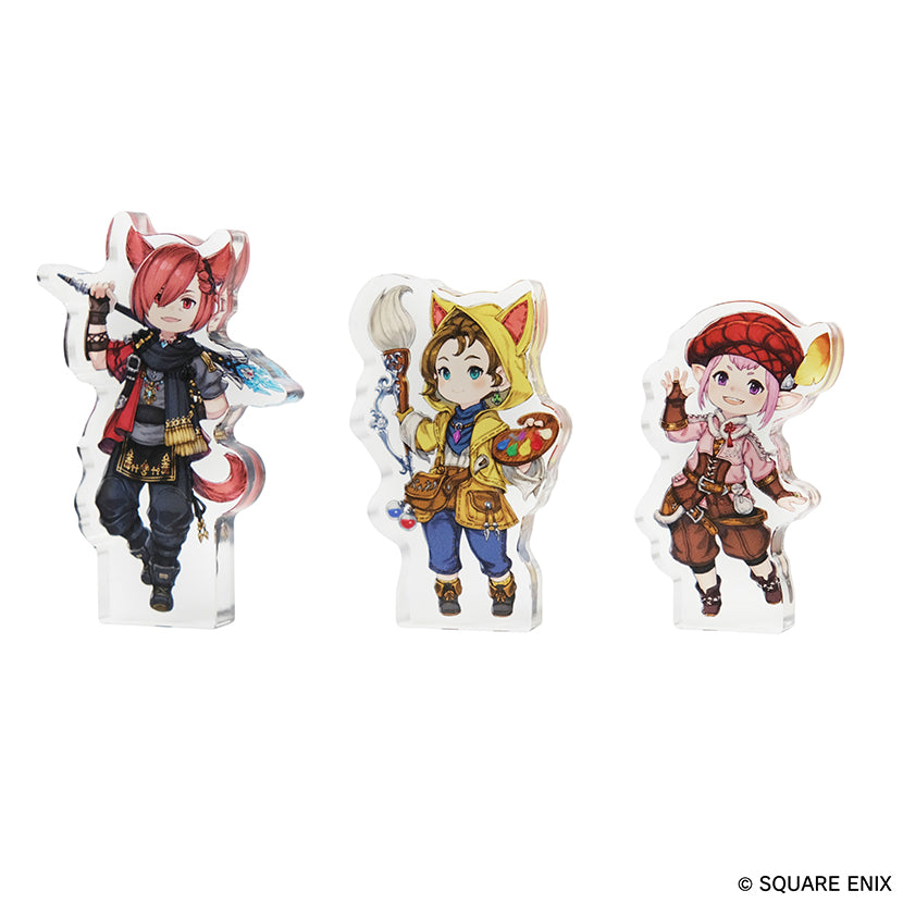 Character Acrylic Blocks (Box of 9 pieces) | Final Fantasy XIV | FFXIV