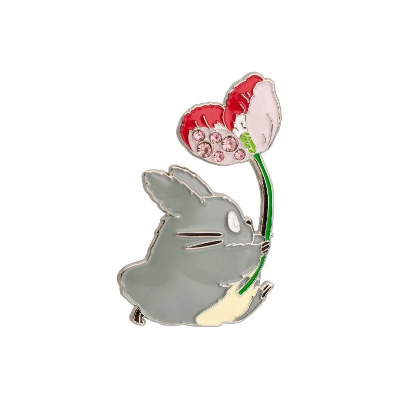 Totoro Metallic Pin v1 | My Neighbor Totoro