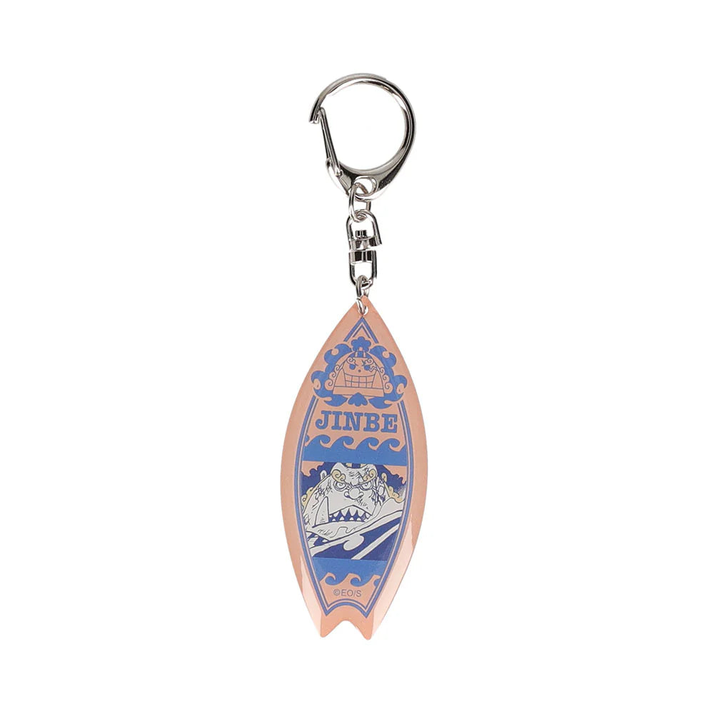 One Piece Surfboard-style Acrylic Keychain