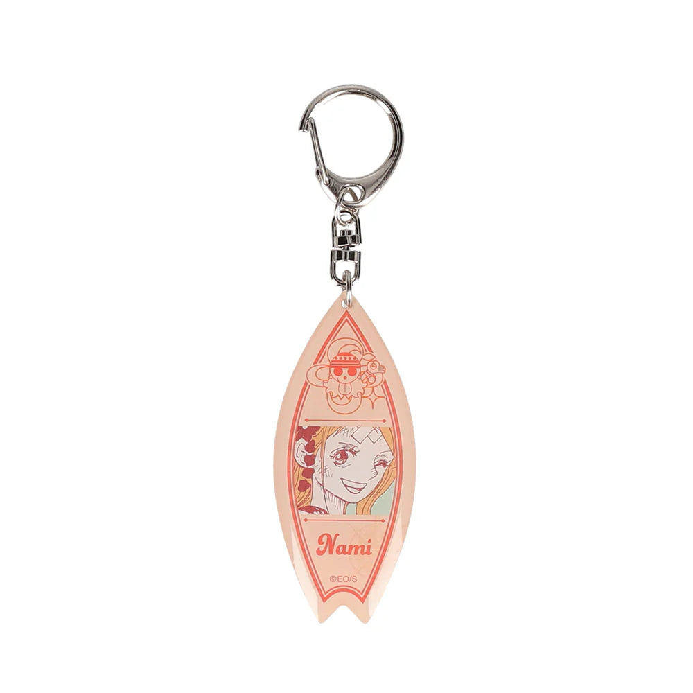 One Piece Surfboard-style Acrylic Keychain