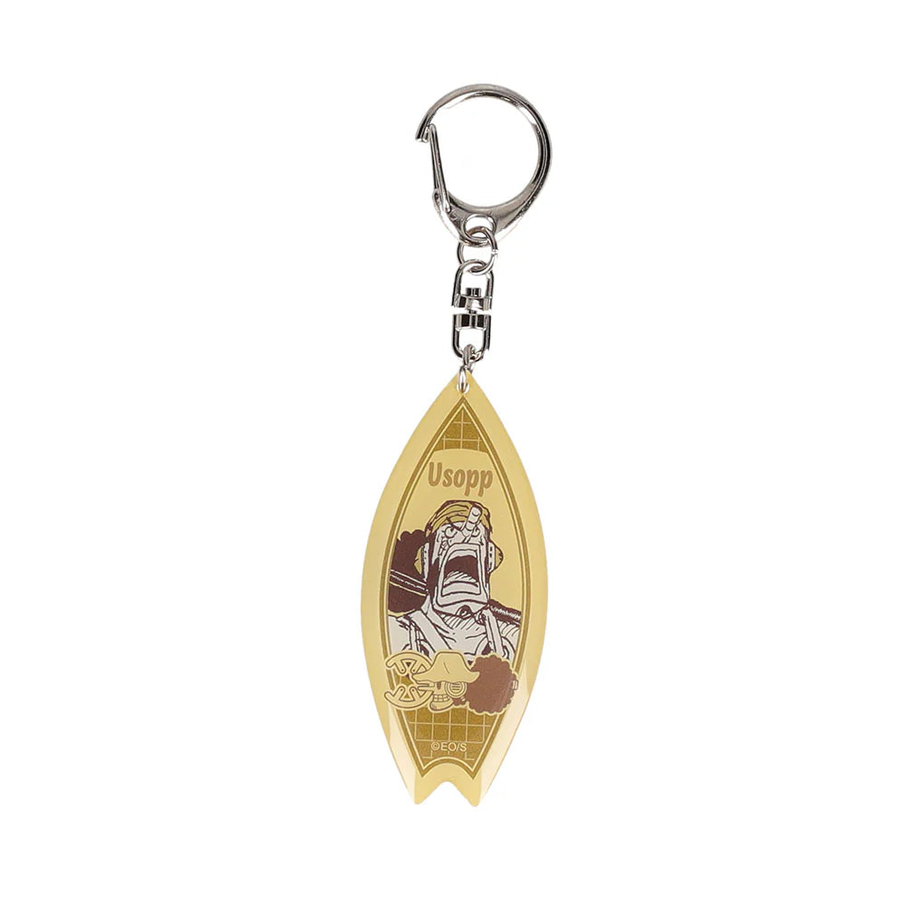 One Piece Surfboard-style Acrylic Keychain