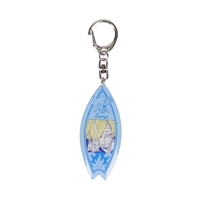 One Piece Surfboard-style Acrylic Keychain