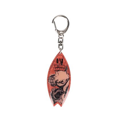 BNHA Surfboard-style Acrylic Keychain