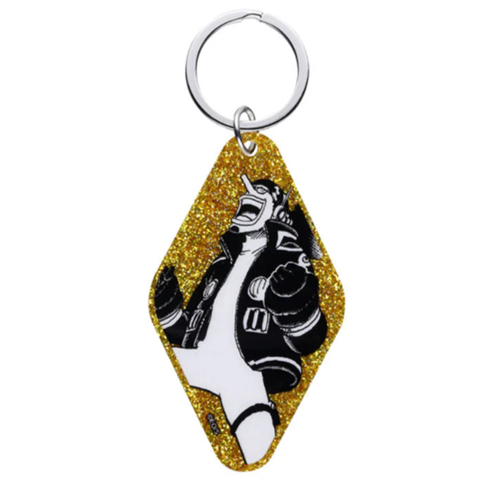 One Piece Glitter Keychain Collection - EGG HEAD