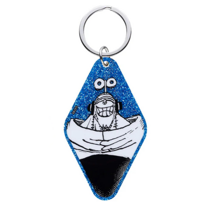 One Piece Glitter Keychain Collection - EGG HEAD