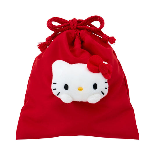 Drawstring Pouch with Mascot (Hello Kitty) | Sanrio