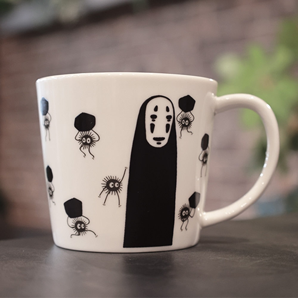 No-Face and Susuwatari Mug | Spirited Away