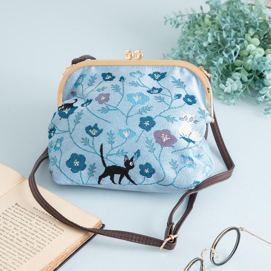 "Blue Carpet" Clasp Shoulder Pouch | Kiki's Delivery Service