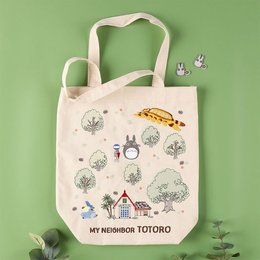 "Totoro in the Forest" Tote Bag | My Neighbor Totoro