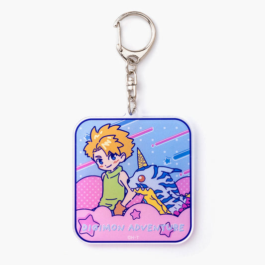 Yamato and Gabumon Retro Pop Acrylic Keychain