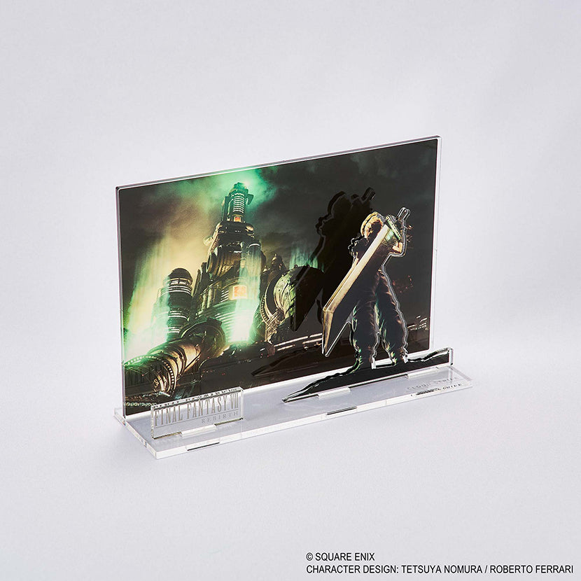 Final Fantasy VII Rebirth Acrylic Diorama Key Art Cloud