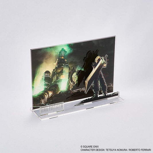 Final Fantasy VII Rebirth Acrylic Diorama Key Art Cloud