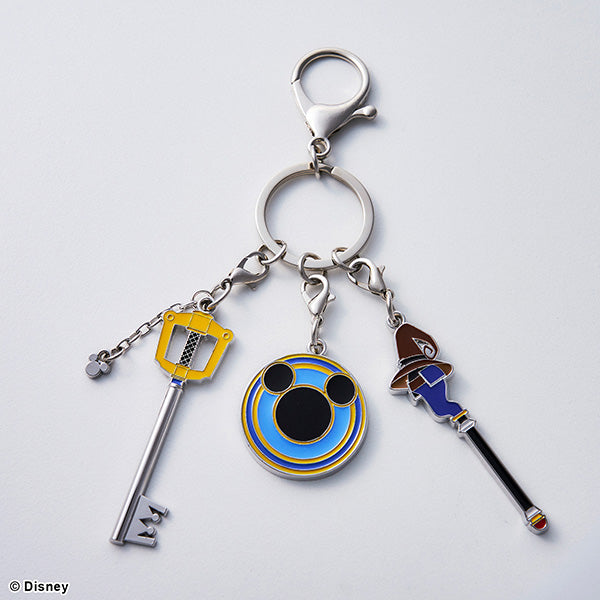 Kingdom Hearts / Metal Keychains <Kingdom Chain/Wizard's Staff/Knight's Shield>