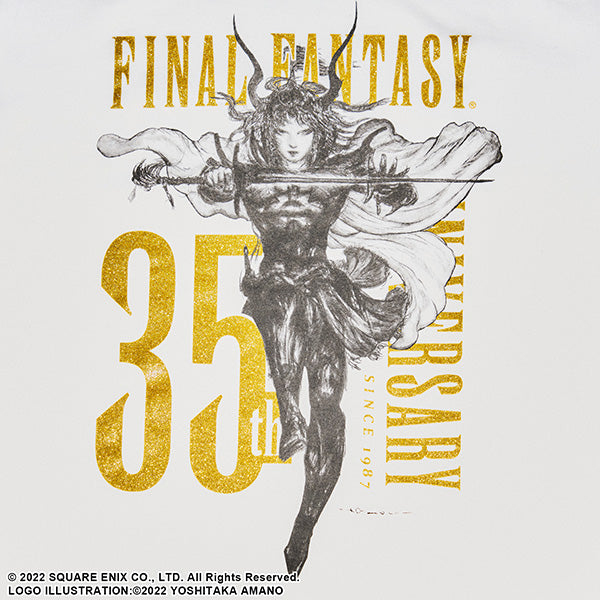 Final Fantasy 35th Anniversary T-shirt <WHITE>