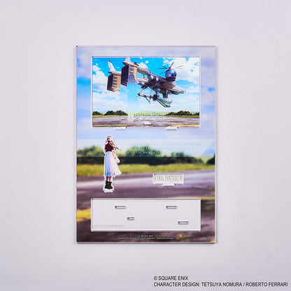 Final Fantasy VII Rebirth Acrylic Diorama Key Art Aerith