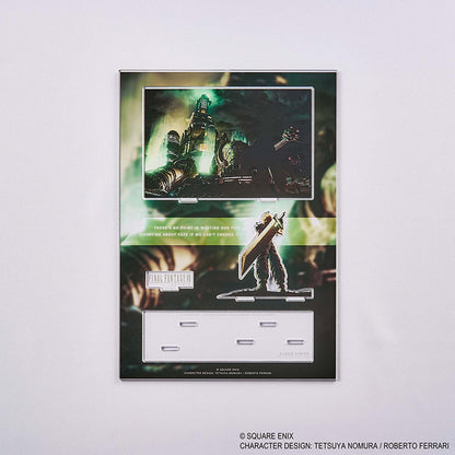 Final Fantasy VII Rebirth Acrylic Diorama Key Art Cloud