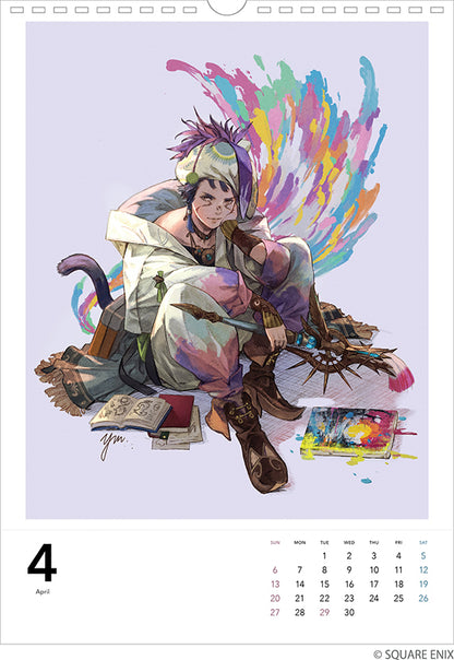 FINAL FANTASY XIV: Golden Legacy Official Calendar 2025