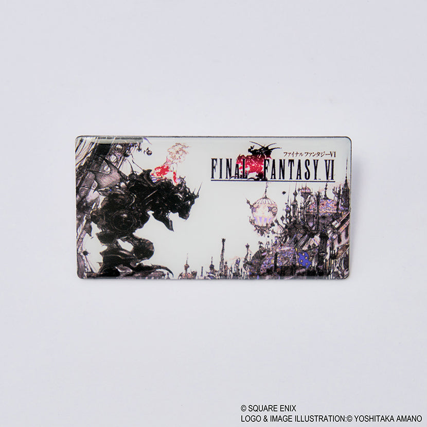 Final Fantasy Series Metal Pin Badge Collection 6-Piece Box