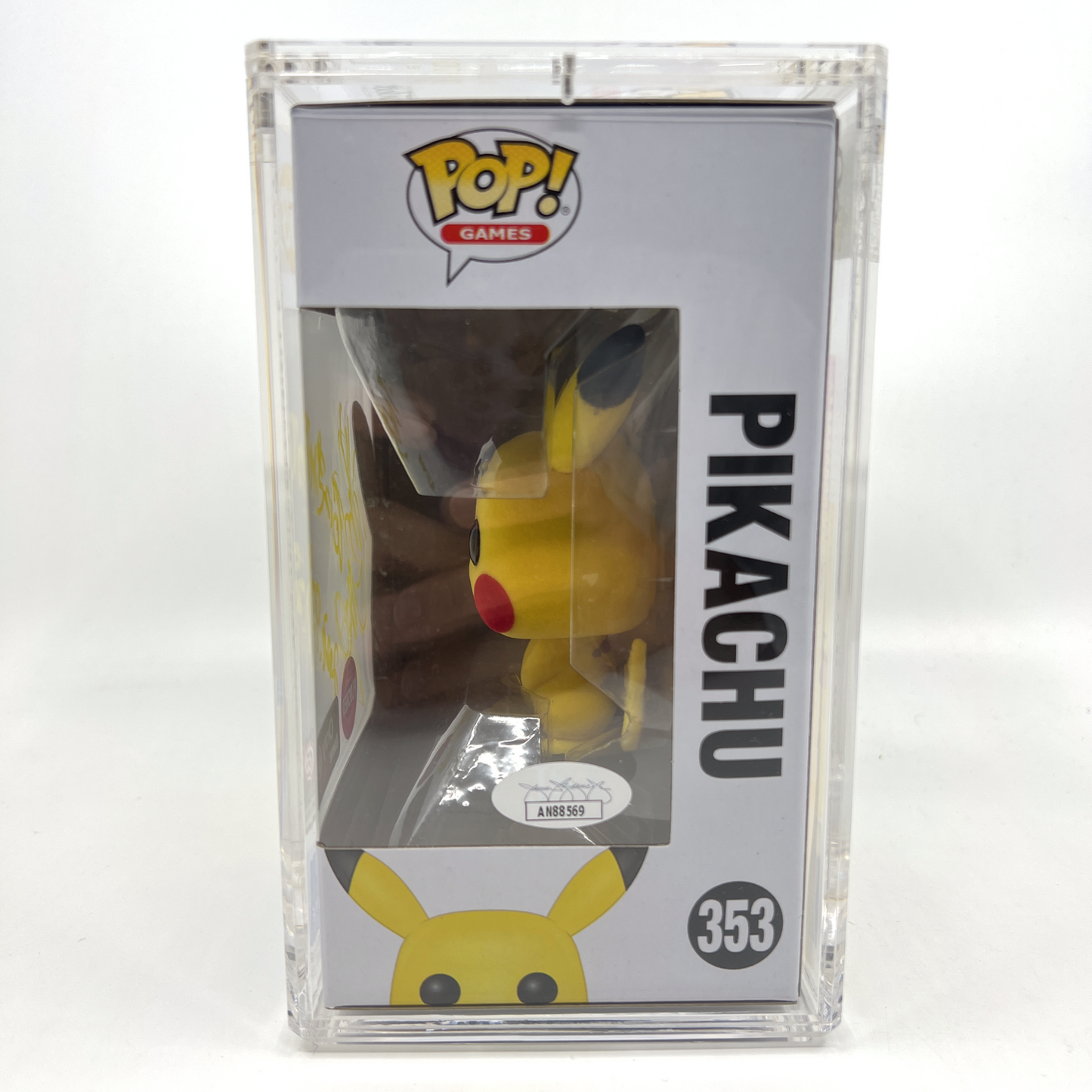 Pikachu Signed by Ashe Japanese Voice Actor - Rica Matsumoto - V1