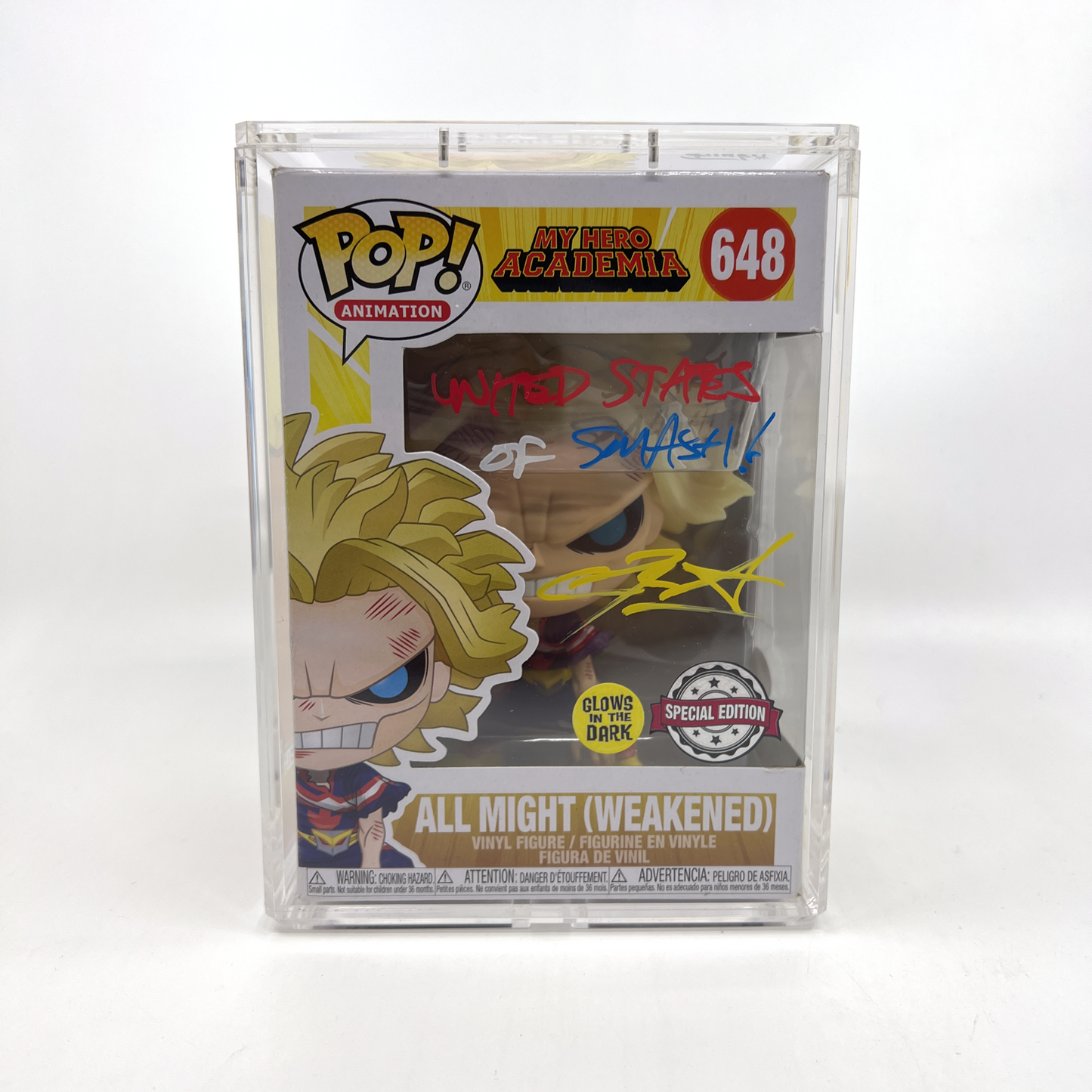 All Might Signed by English Voice Actor - Christopher Sabat