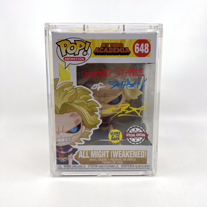 All Might Signed by English Voice Actor - Christopher Sabat