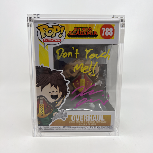 Overhaul Signed by English Voice Actor - Kellen Goff