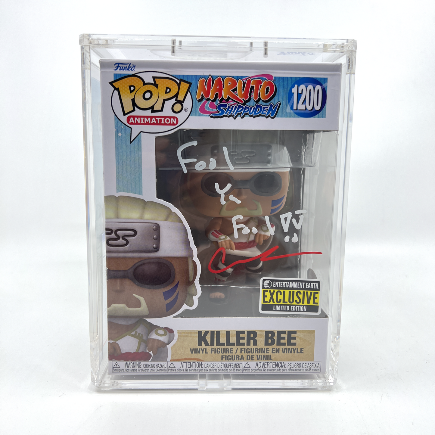 Killer Bee Signed by English Voice Actor - Catero Colbert