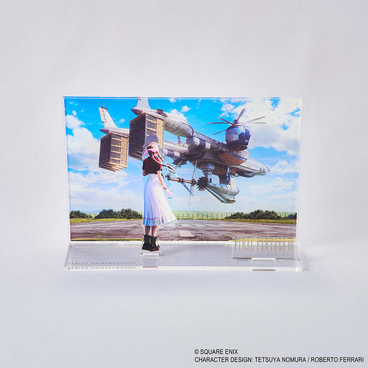 Final Fantasy VII Rebirth Acrylic Diorama Key Art Aerith