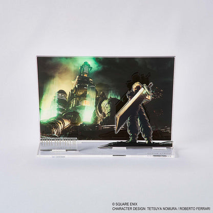 Final Fantasy VII Rebirth Acrylic Diorama Key Art Cloud