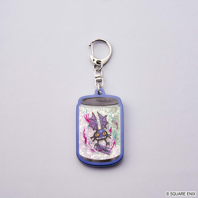 Final Fantasy XIV Energy Drink-Shaped Glitter Keychain <Itadaki Cat>