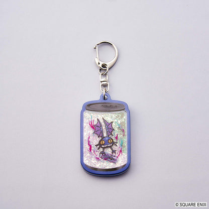 Final Fantasy XIV Energy Drink-Shaped Glitter Keychain <Itadaki Cat>
