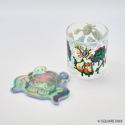 FINAL FANTASY XIV Glass & Coaster Set <Sugar Riot>