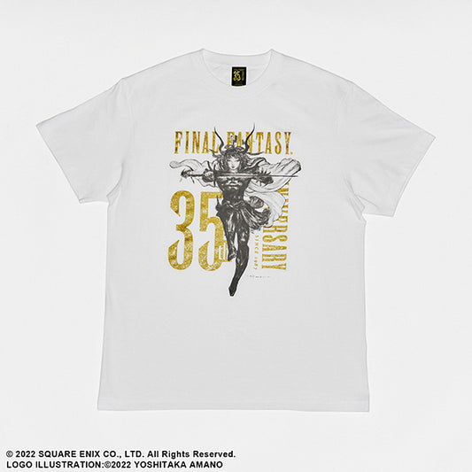 Final Fantasy 35th Anniversary T-shirt <WHITE>