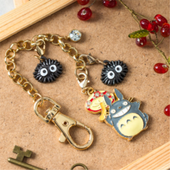 Big Totoro Mushroom Metal Charm | My Neighbor Totoro