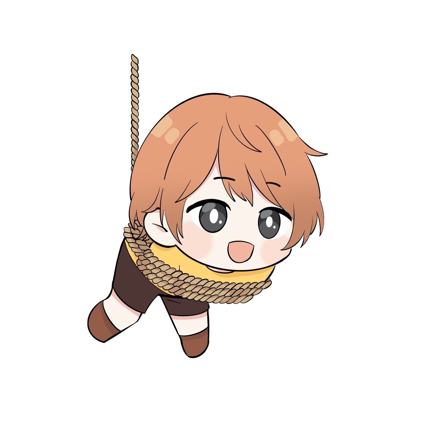 Hanging Sine Keychain