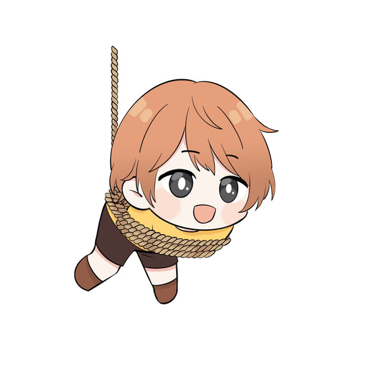 Hanging Sine Keychain