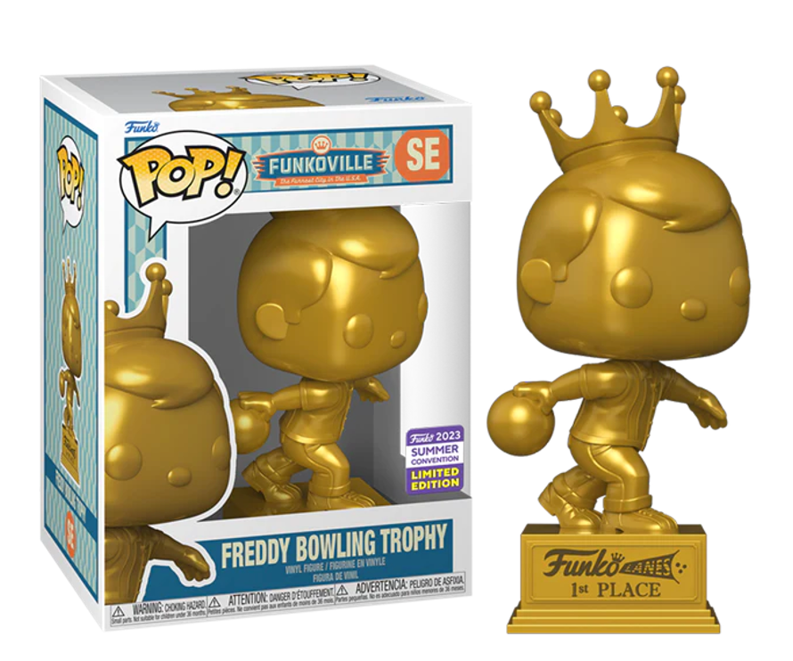 Freddy Bowling Trophy 2023 Convention Exclusive Funko