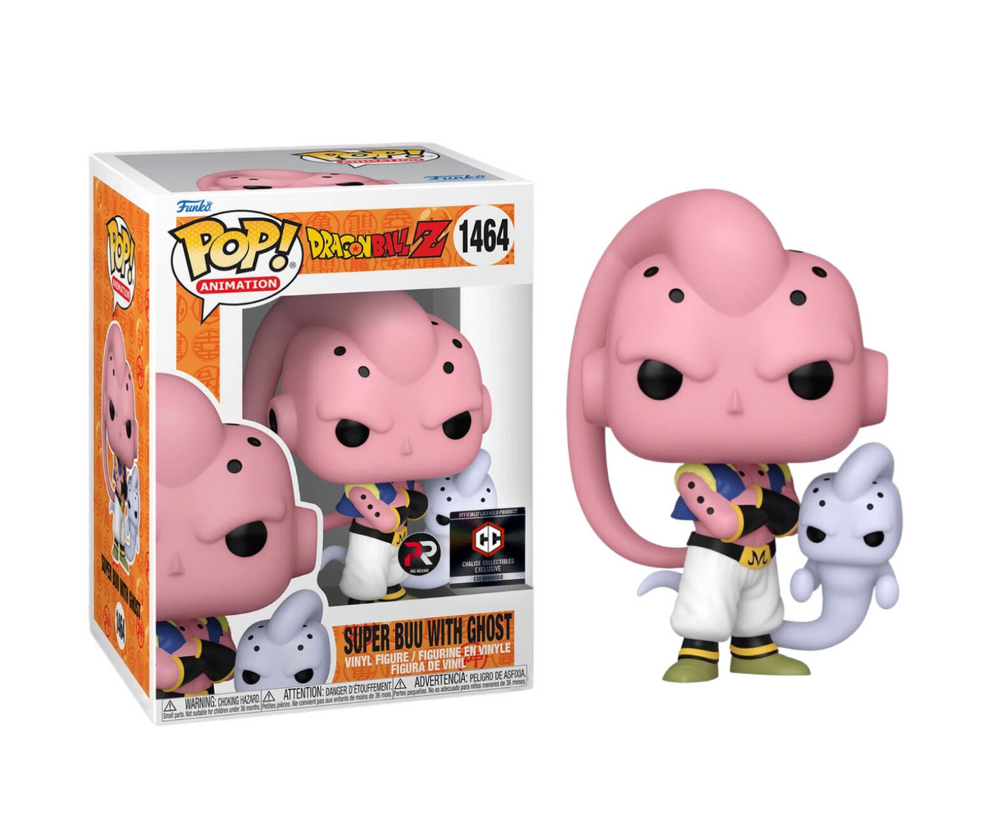 Super Buu with Ghost Chalice Collectibles Pre release Exclusive Funko