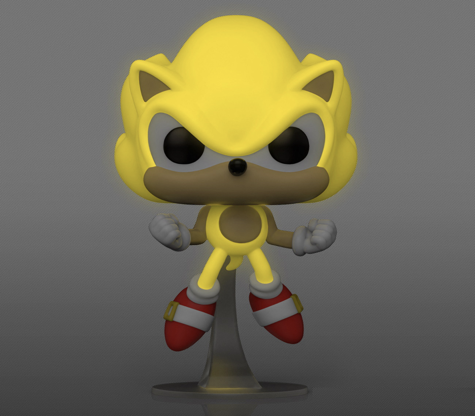 Super Sonic 2022 Convention Exclusive Funko Glow