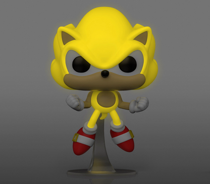 Super Sonic 2022 Convention Exclusive Funko Glow