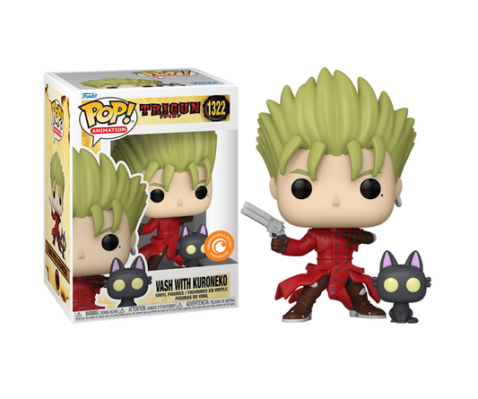 Vash With Kuroneko Crunchy Roll Exclusive Funko