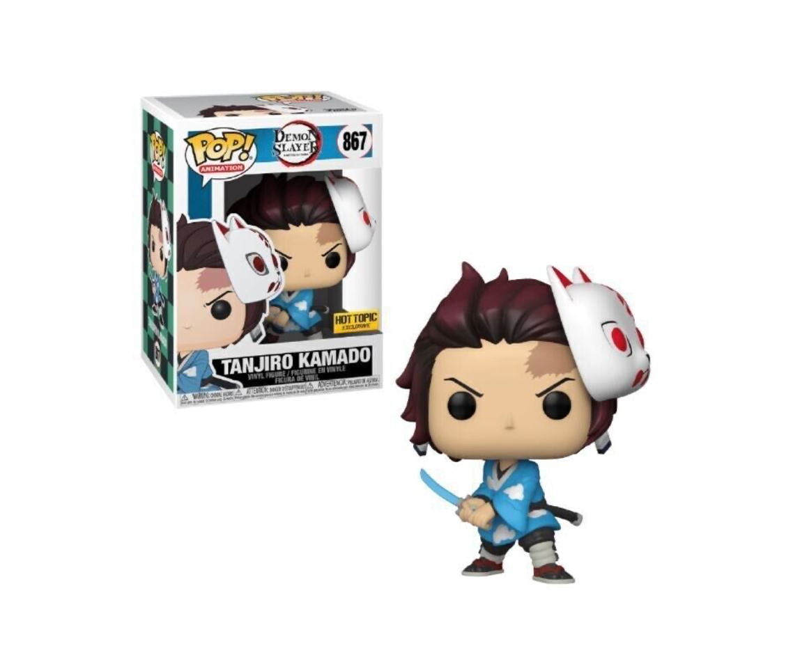 Tanjiro Hot Topic Exclusive Funko (Black Sword) (8.5/10)