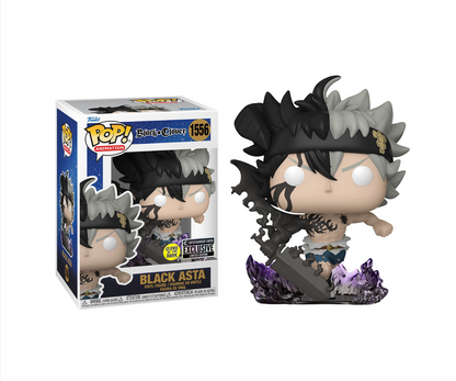 Black Asta Entertainment Earth Funko Glow