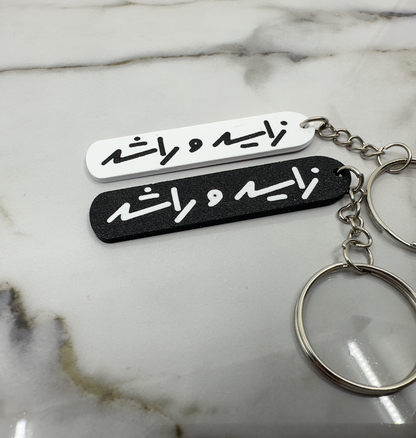 Sheikh Zayed and Sheikh Rashid Keychain