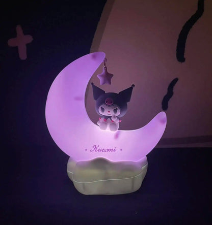 Kuromi Moon Lamp